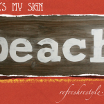 Beach Sign