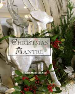 Christmas Decor Mantel Mantle Decorating