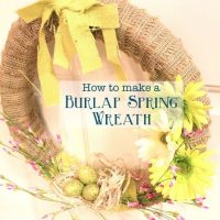 Burlap Noodle Wreath