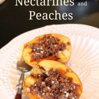 Grilled Nectarines and Peaches Recipe