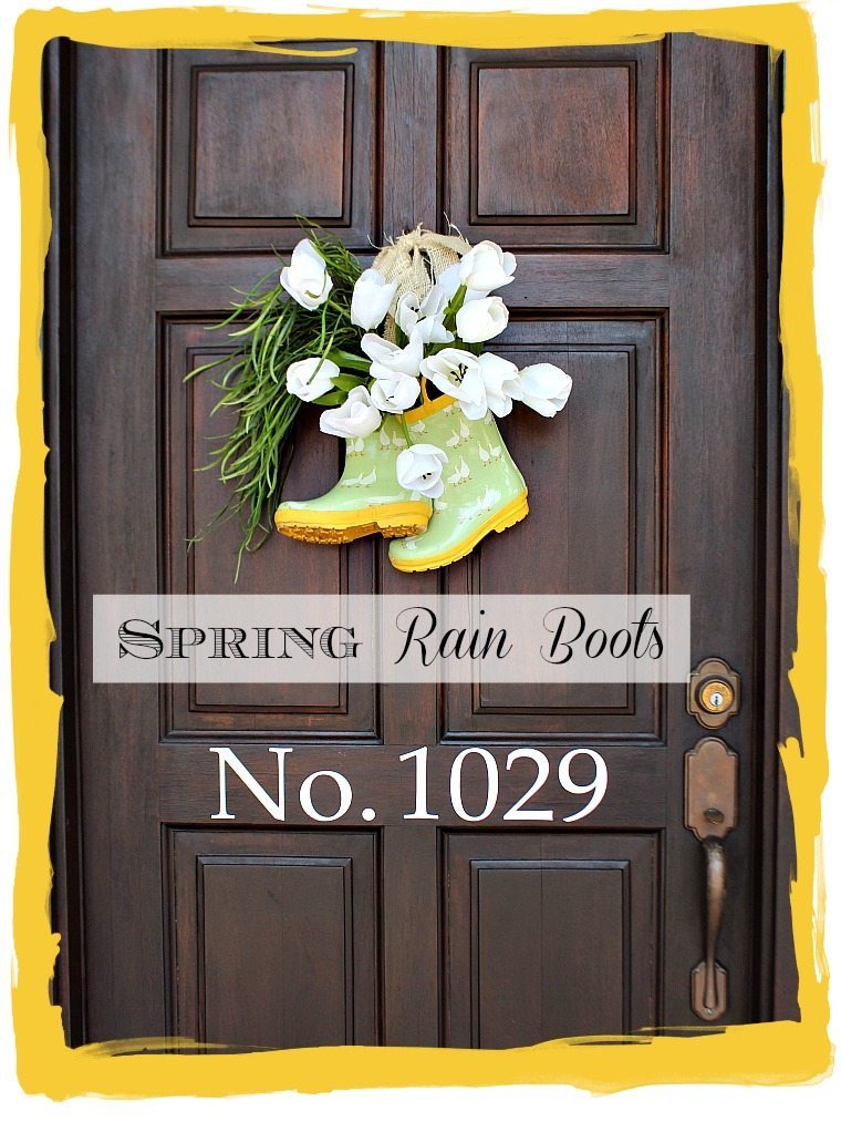 Rain Boots on the door