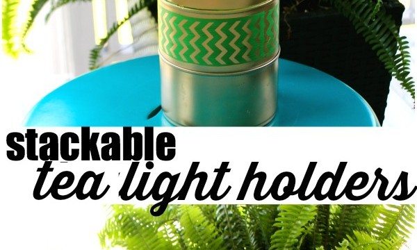 stackable tea light holder