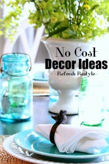 No Cost - Free decor ideas