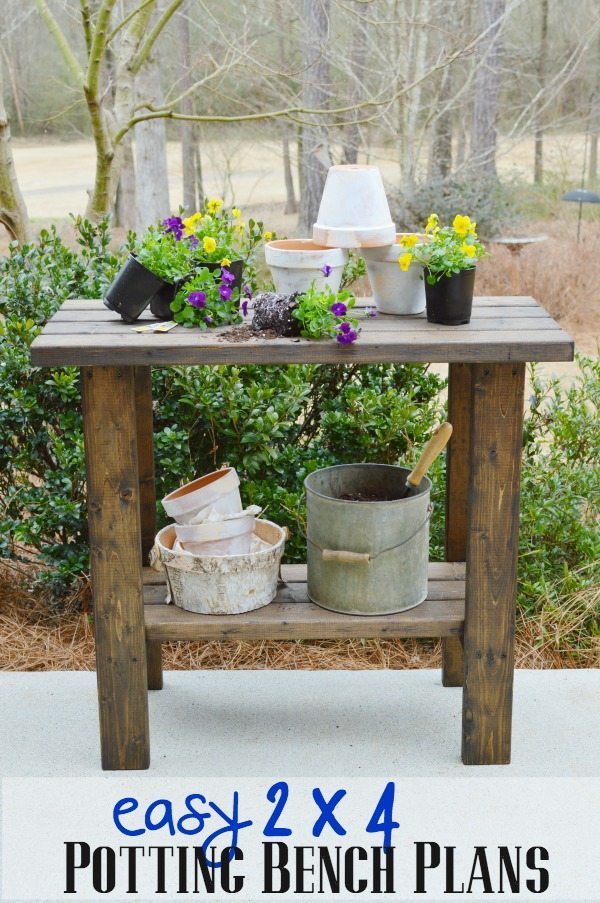 potting bench plans build woodworking diy wood garden own entirely workbench refreshrestyle easy projects outdoor gardening yard furniture patterns visit