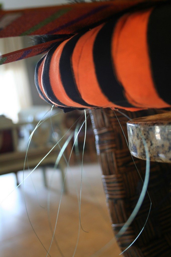 attach-halloween-decor-with-fishing-line