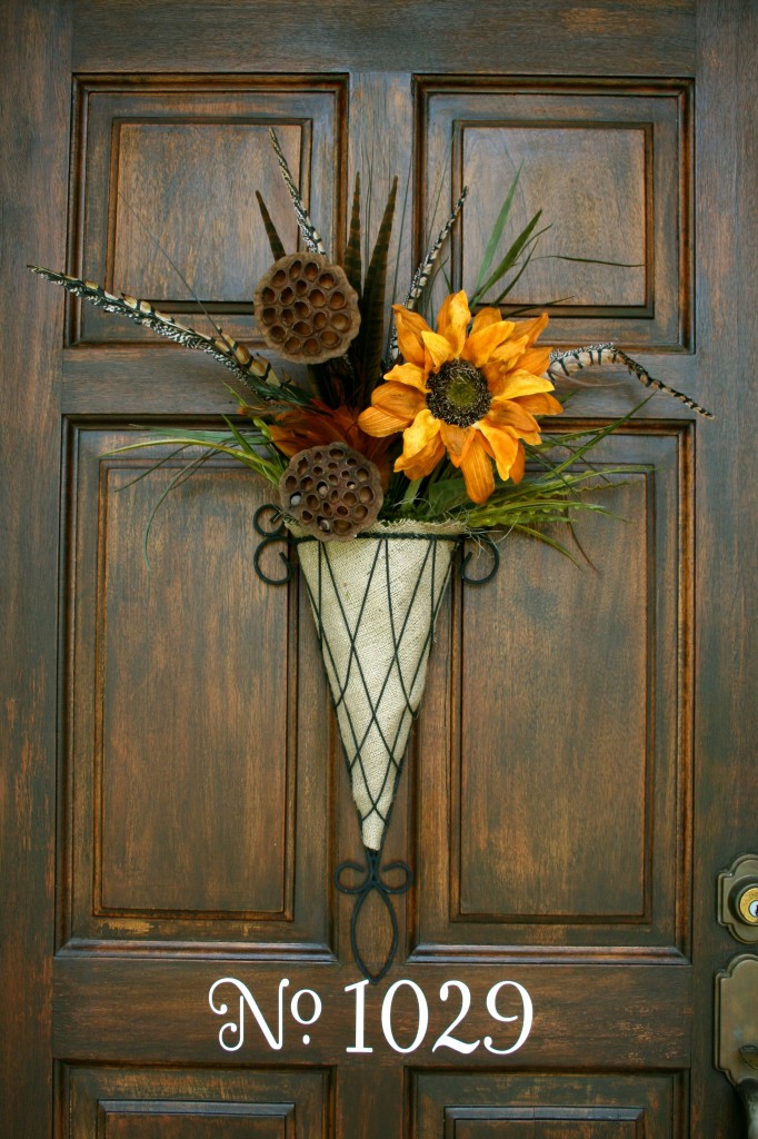 How to make a fall door arrangement.