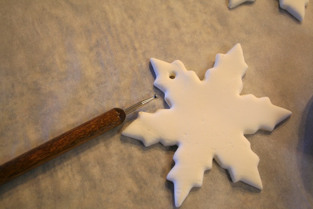 Christmas ornament made from Cloud Clay