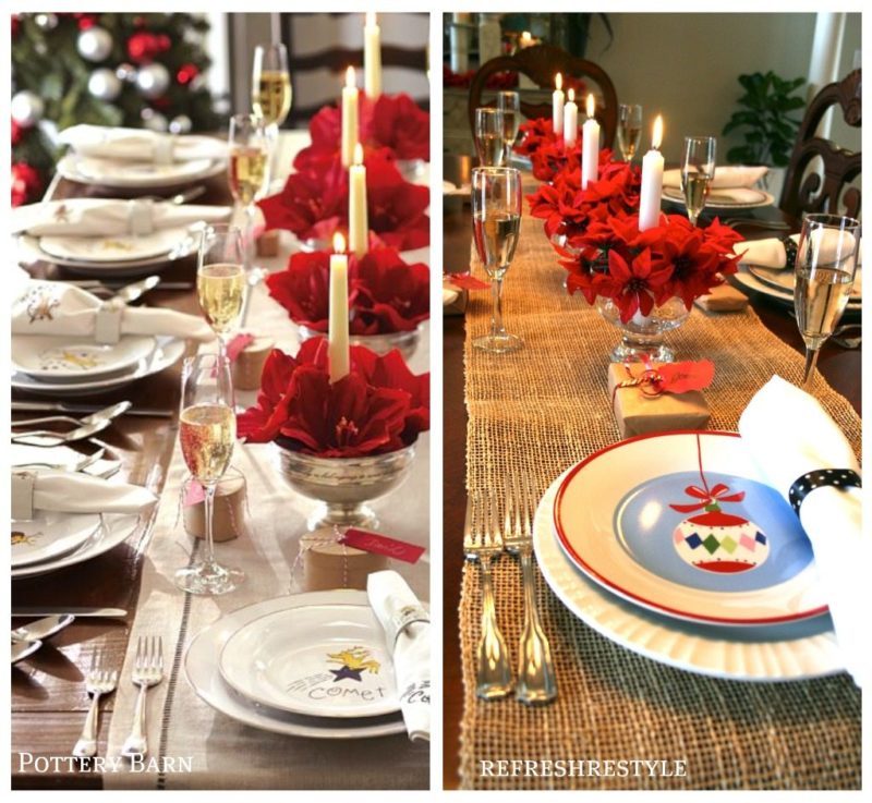 Christmas Tablescape - Refresh Restyle