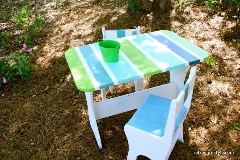 Kids Table Makeover