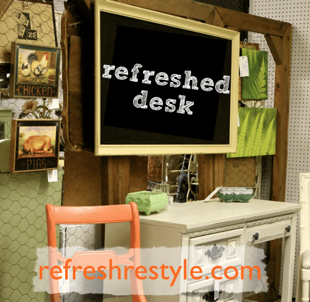 Thrifty Desk Makeover