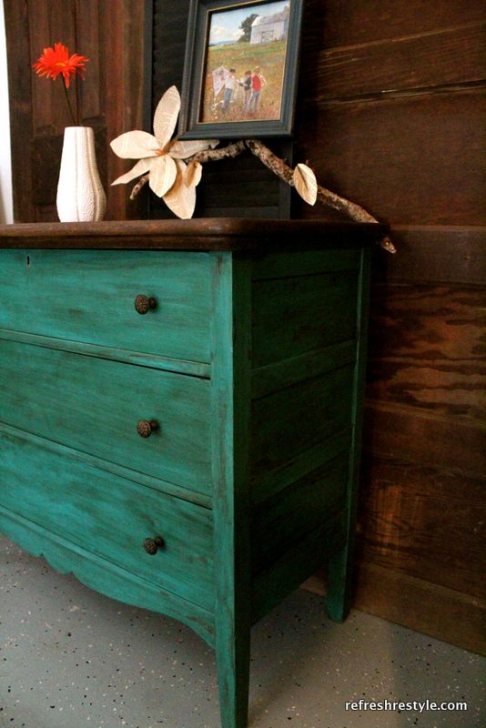 Emerald Green Dresser