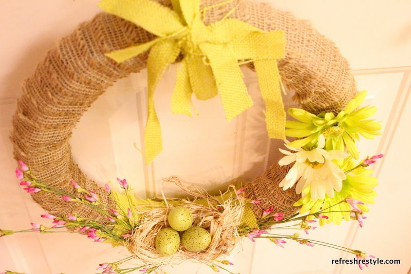 Serendipity Refined Blog: Moss and Burlap Spring Banner {Tutorial}