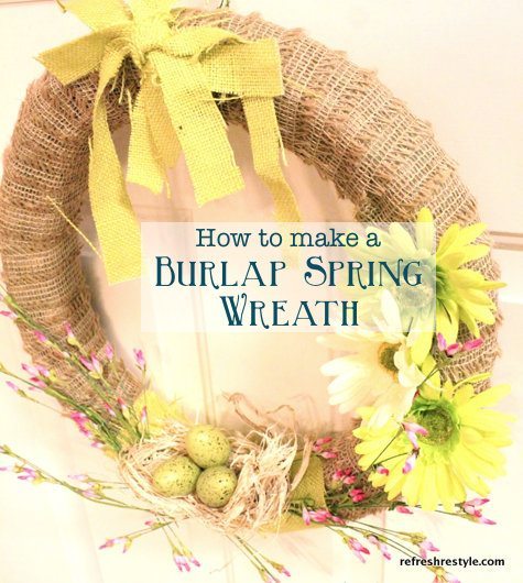 Burlap Noodle Wreath