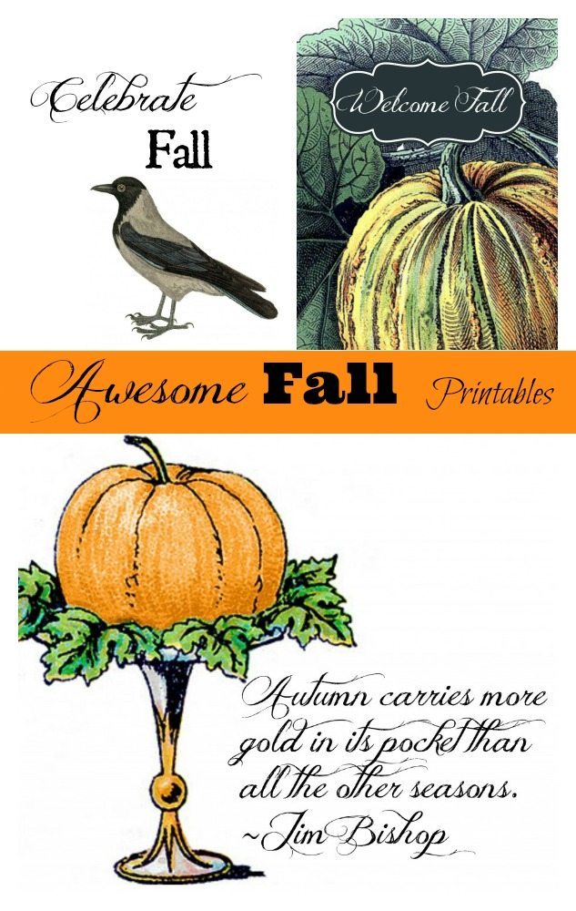 Autumn Print - free fall printable - Farmhouse decor idea from Refresh Restyle