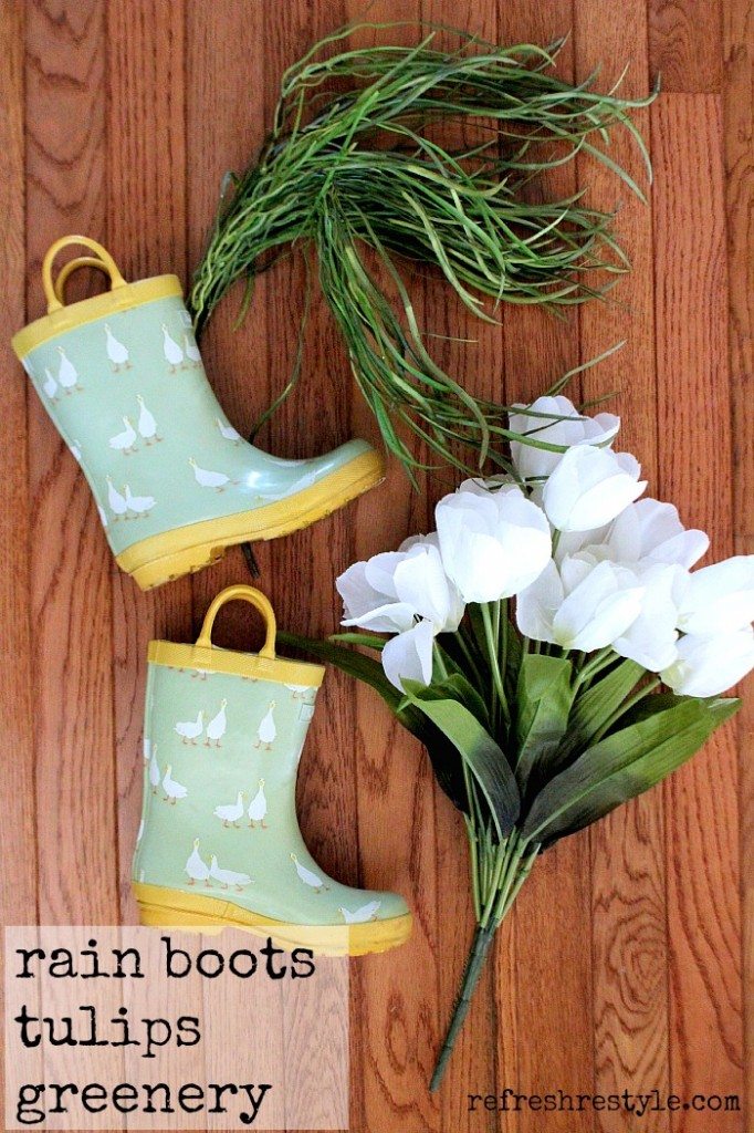 Rain Boots on the front door