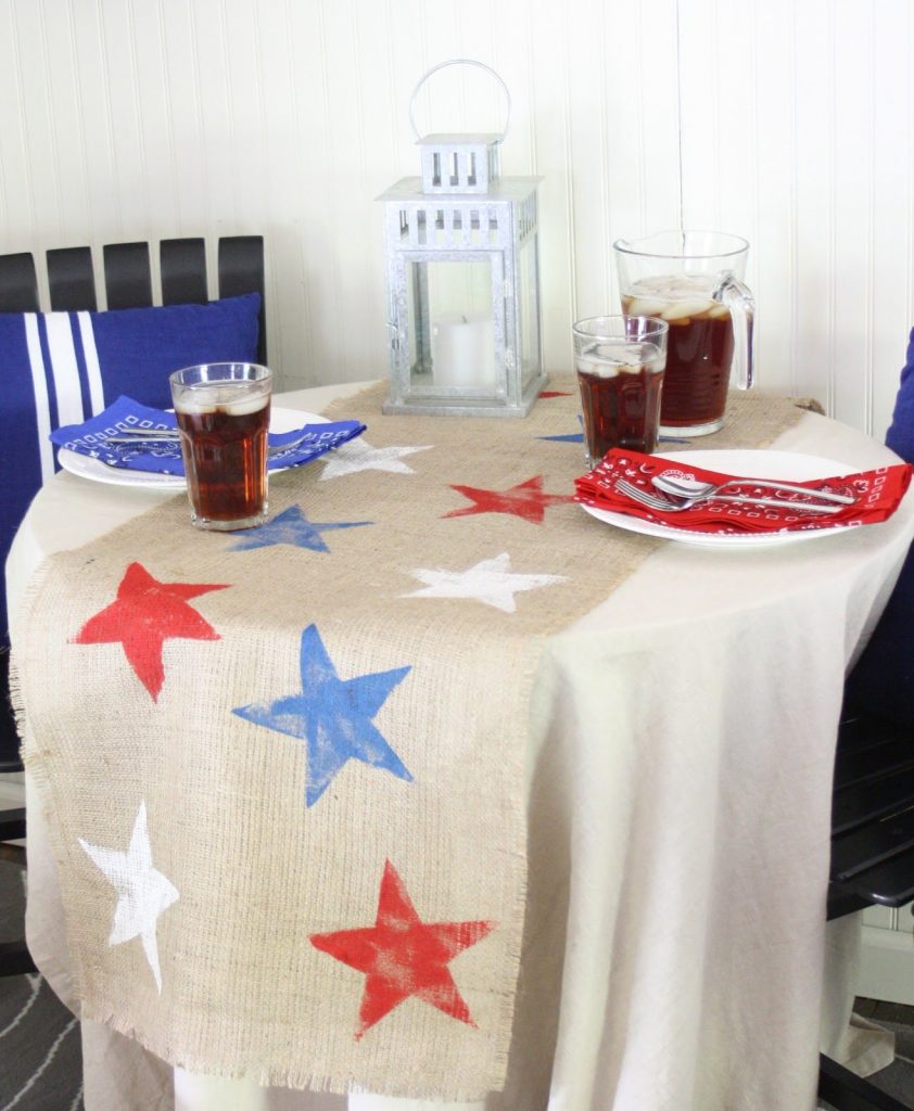 19 - The Shabby Creek Cottage - July 4th Table Runner