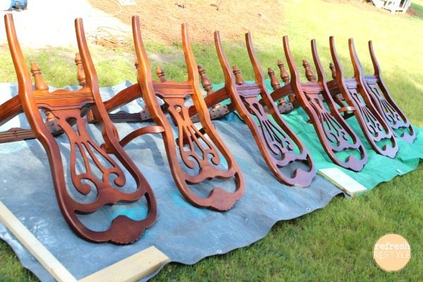 How To Spray Paint Dining Chairs Refresh Restyle