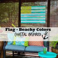 Flag beachy colors