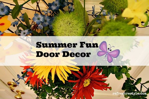 Summer Fun Door decor