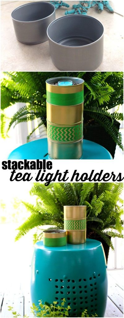 stackable tea light holder