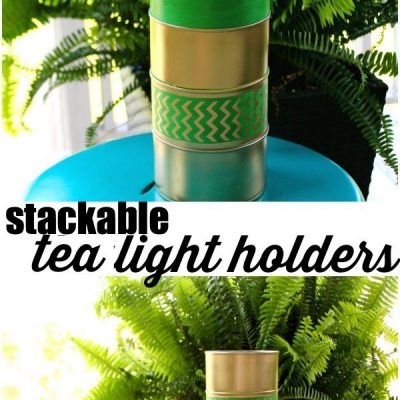 stackable tea light holder