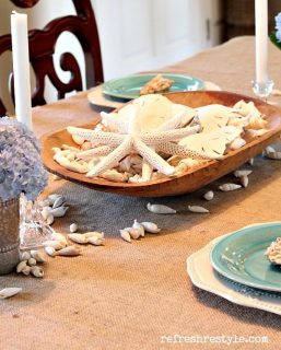 Summer Coastal Table - Refresh Restyle