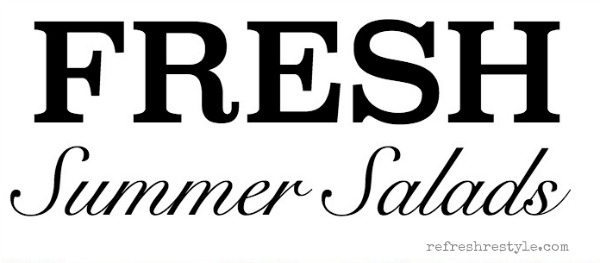 Yummy fresh summer salads #recipe #summer