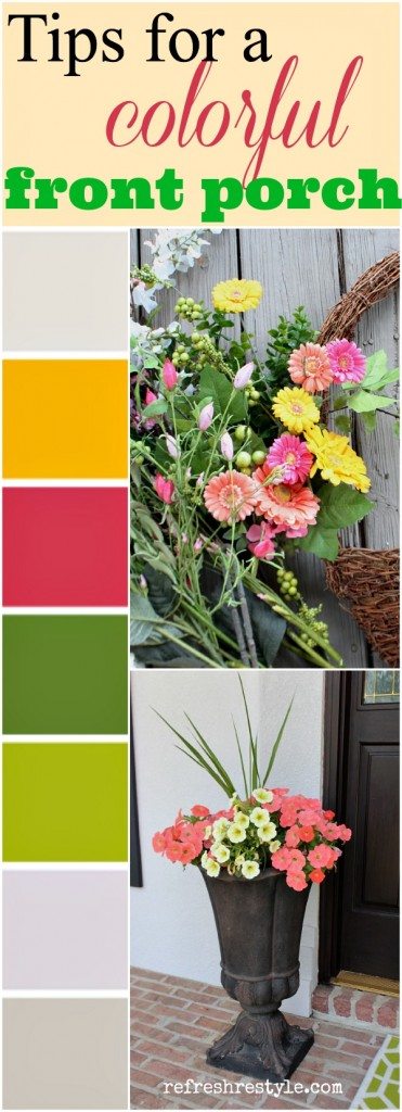 Tips for adding color to your front porch