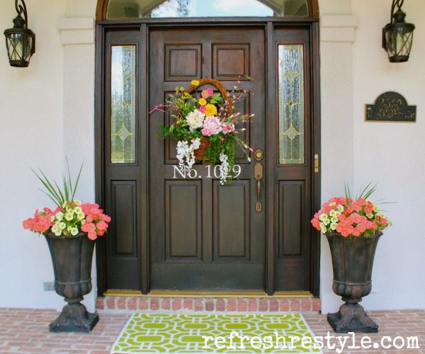 Tips for a Colorful Front Porch - Refresh Restyle