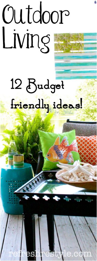 Outdoor living #budget #outdoorliving #diyprojects