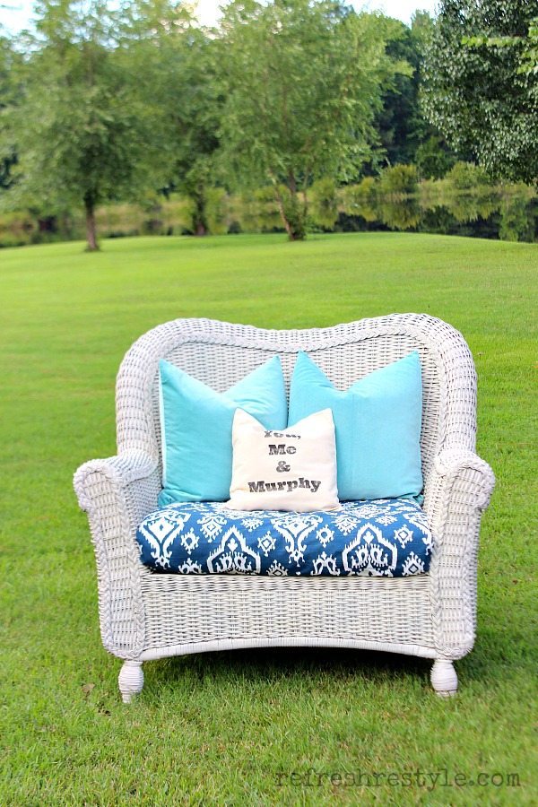 How To Spray Paint Wicker Refresh Restyle, What Spray Paint For Rattan Furniture