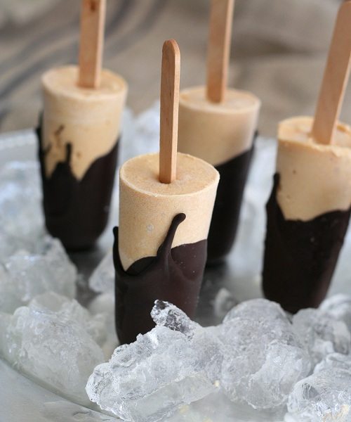 15 - All Day I Dream ABout Food - Chocolate Covered Peanut Butter Popsicles