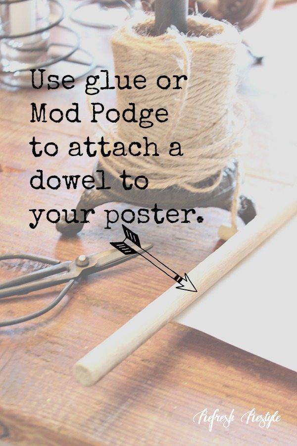 How to create a Vintage Inspired Poster #backtoschool #poster #vintage