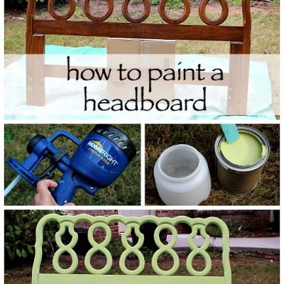 Headboard - Paint it - Finish in an afternoon