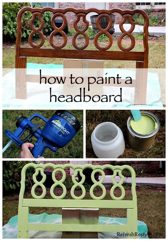 Headboard - Paint it - Finish in an afternoon