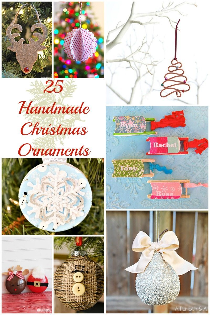 25 Handmade Christmas Ornaments