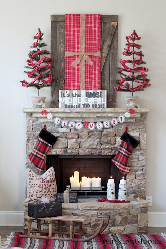 Christmas Mantel