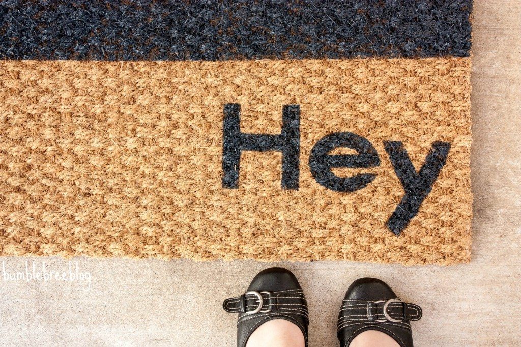 BumbleBree - Dual Greeting Welcome Mat