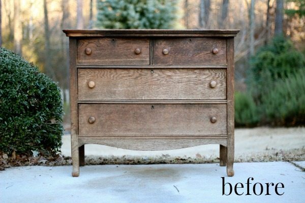 Dresser Makeover Before and awesome makeover