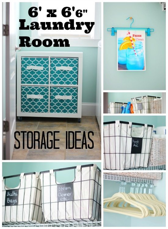 Laundry Storage Ideas to make it cute and functional