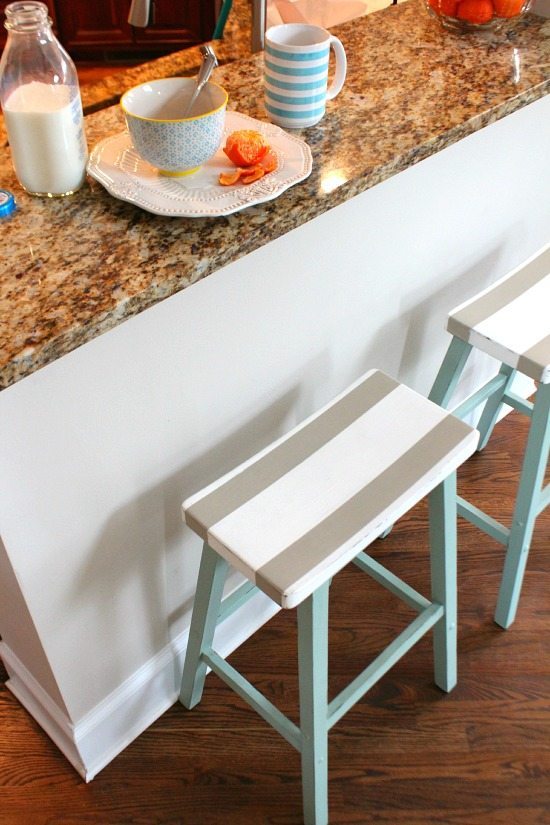 Breakfast bar saddle seat bar stools