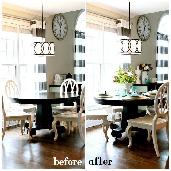 Before and After no cost decorating