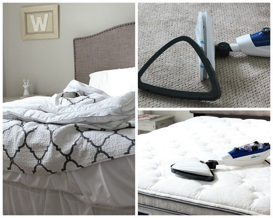 Freshen your mattress with a HomeRight steamer and a few drop of lavender in the water.