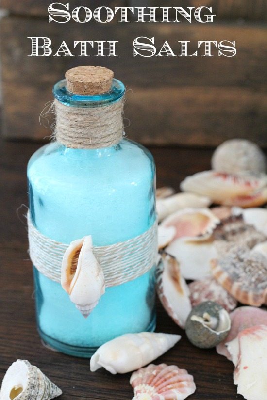 Create one of a kind gift soothing salts