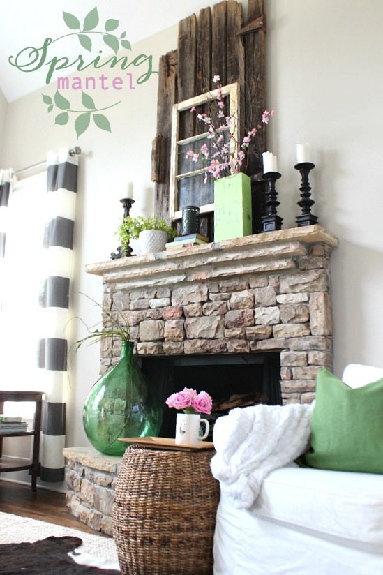 Spring Mantel Ideas from Refresh Restyle