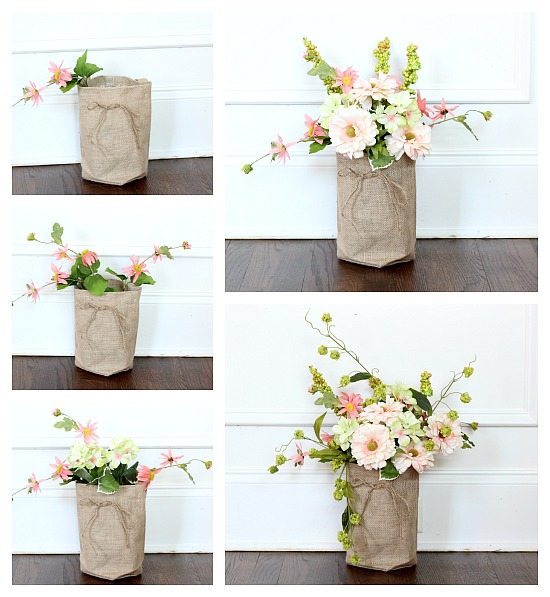 bag flowers arrangements Tutorial 