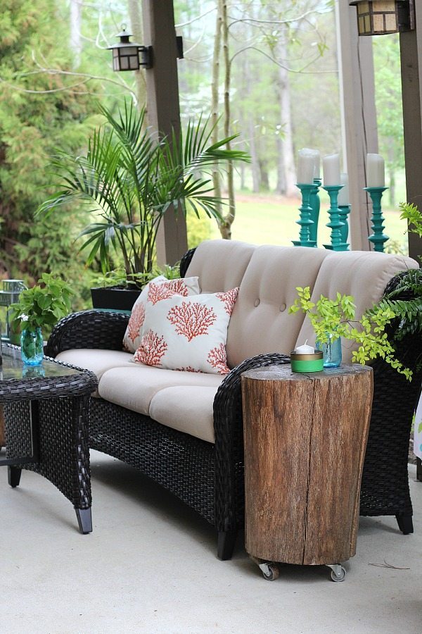 Coral and Teal Patio Ideas