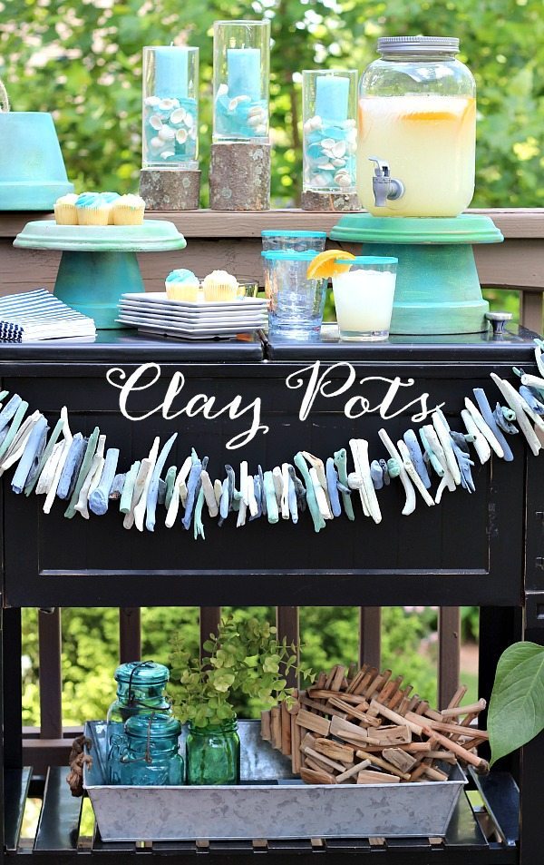 How to repurpose clay pots for serve-ware