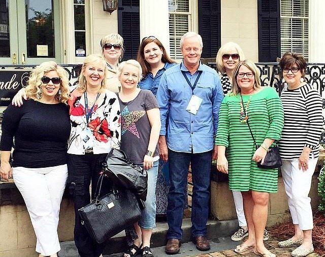 Danny Lipford with the bloggers at Southern Romance