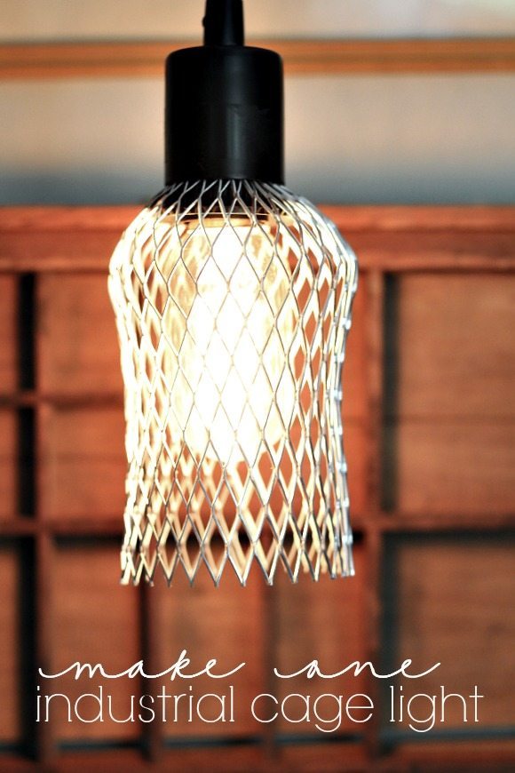 DIY Industrial Cage Light